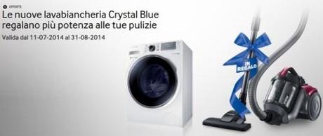 promozione samsung Le nuove lavabiancheria Crystal Blue regalano più potenza alle tue pulizie   SAMSUNG Italia