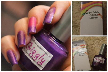 Superficially Colorful Lacquer Giggly swatch&review