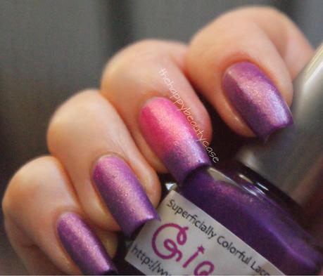 Superficially Colorful Lacquer Giggly swatch&review