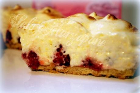 CROSTATA DI LAMPONI E CHIBOUSTE ALLA VANIGLIA...BUON COMPLEANNO SILVIA!!! (RICETTA MONTERSINO)