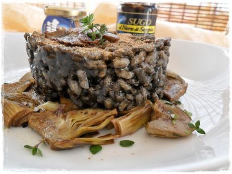 risotto nero di seppia tonno