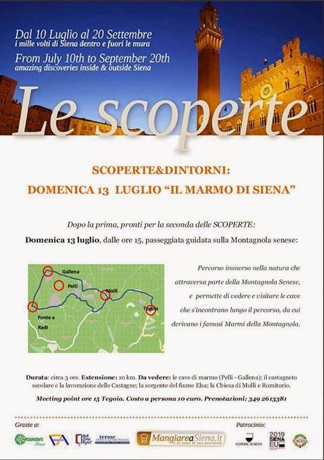 Domenica la prima delle “Scoperte&dintorni” tra boschi e sorgenti - Alla ricerca del marmo senese sulla Montagnola