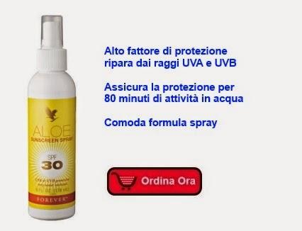 Protezione dal sole con l'aloe