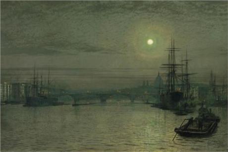 London Bridge Night - John Atkinson Grimshaw