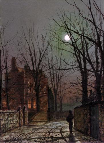 Moonlight - John Atkinson Grimshaw, 1882