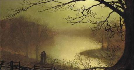 Roundhay lake - John Atkinson Grimshaw