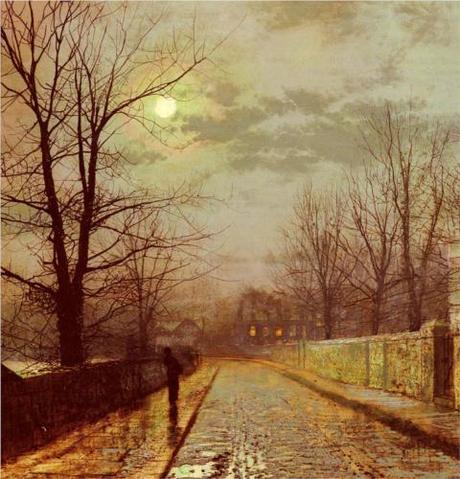 Lane In Cheshire - John Atkinson Grimshaw, 1883