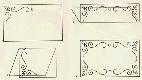 Il ricamo a intaglio: Come si prepara un disegno per il ricamo