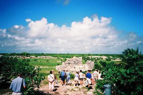 My vintage travel memories: fotografie dal Messico mesico_tulum_el castillo