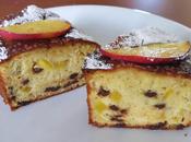 Ciambella alle pesche, mela cioccolato