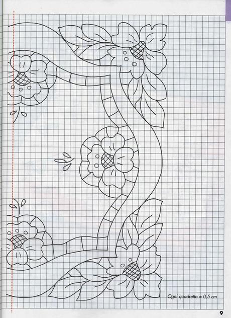 Il ricamo a intaglio: Coprivassoio_2