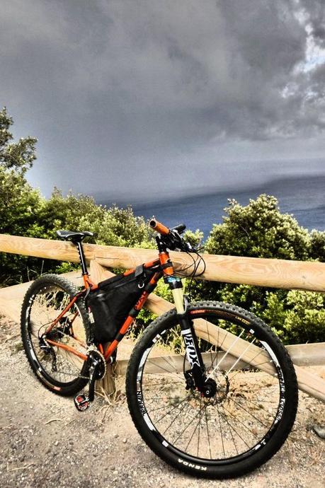 #mtb #14072014 #surly #karatemonkey #isola #elba #toscana #temporale