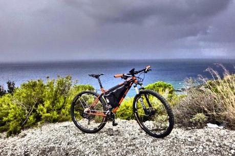 #mtb #14072014 #surly #karatemonkey #isola #elba #toscana #temporale