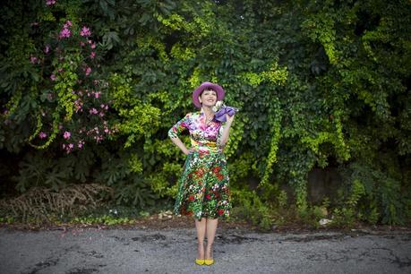 Smilingischic | Nara Camice-1003, stile floreale, Sandra Bacci, Cover me in flowers