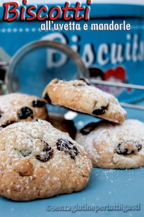 Biscotti senza glutine all'uvetta e mandorle dal Parco Nazionale d'Abruzzo!