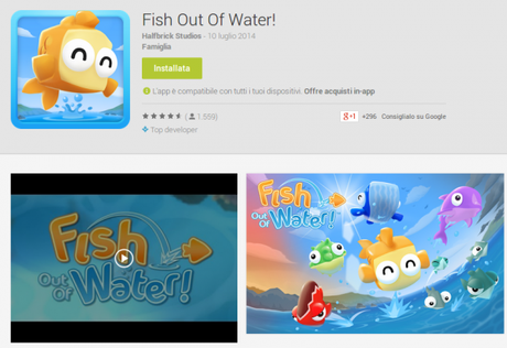 Fish Out Of Water App Android su Google Play 600x413 Fish Out Of Water arriva su Play Store giochi  play store google play store 