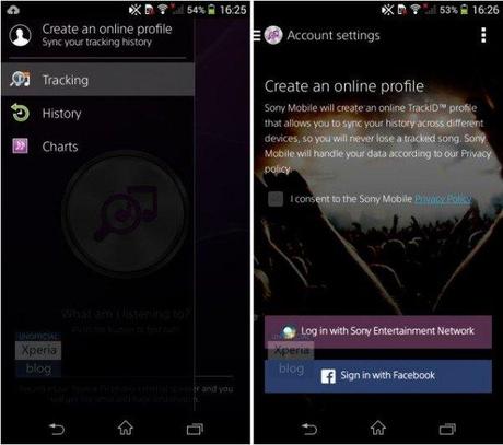 trackID Sony 600x531 TrackID di Sony riceve un importante aggiornamento applicazioni  Sony Xperia sony applicazioni Android 