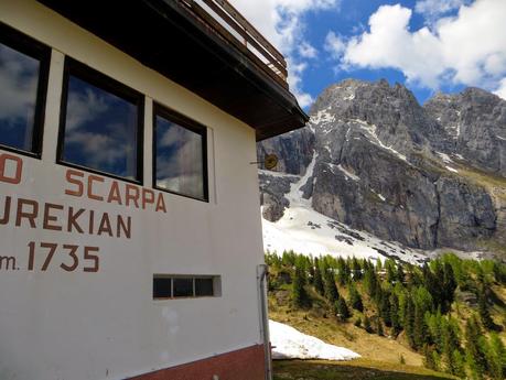 rifugio scarpa e col di luna a frassenè