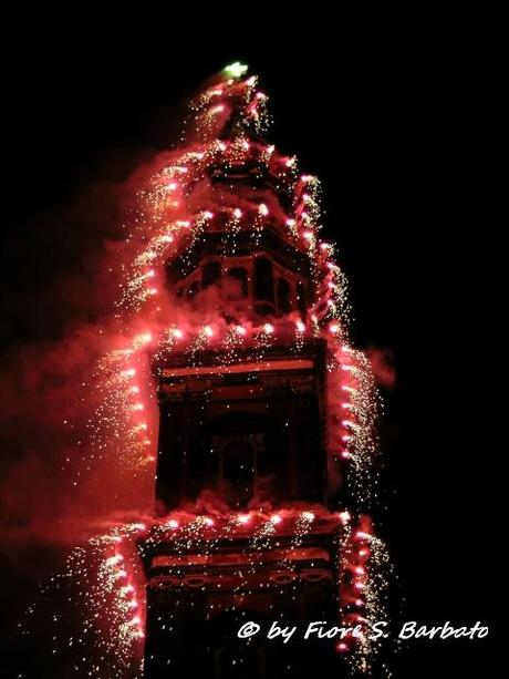 incendio del campanile di piazza mercato