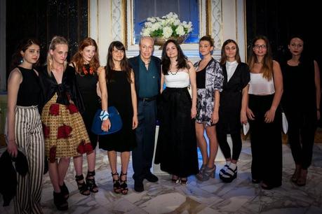 AltaRoma Luglio 2014. Be Blu Be Balestra e i Talents 2014 dell' Accademia di Costume e Moda.