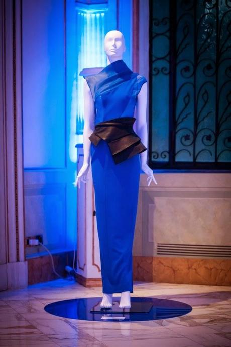 AltaRoma Luglio 2014. Be Blu Be Balestra e i Talents 2014 dell' Accademia di Costume e Moda.