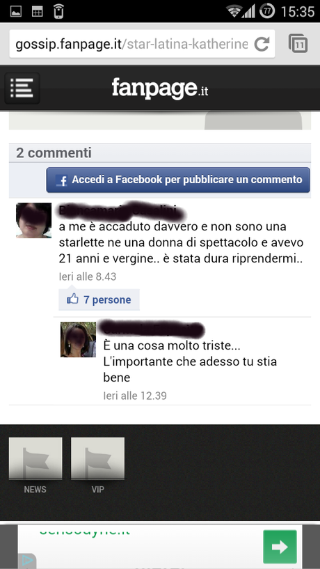 E' normale tutto questo su facebook?