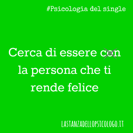 Psicologia del single e relazioni di coppia