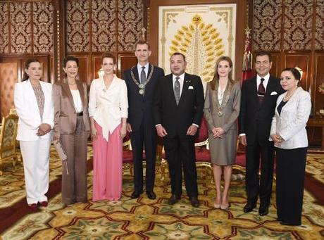 Felipe e Letizia di Spagna, accolti fastosamente in Marocco da Mohamed VI