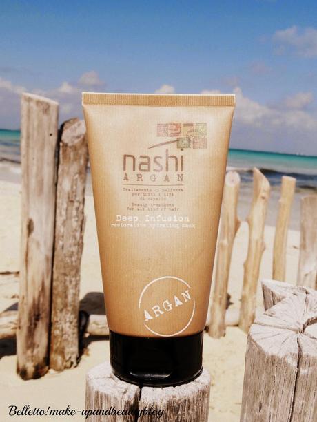 Nashi Argan, l'alleato per la bellezza dei capelli, anche d'estate! Shampoo After Sun Hydrating + Deep Infusion Restorative Hydrating Mask