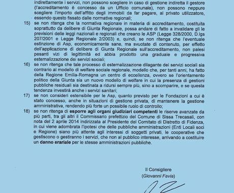 ASP, INTERROGAZIONE IN CONSIGLIO REGIONALE