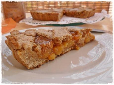 Crostata con Farina Integrale… Pesche e Amaretti!