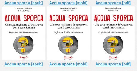 Acqua Sporca, un ebook (gratuito) che racconta il caso Stamina