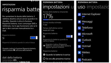 allungare la durata della batteria