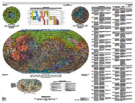 Marte - nuova mappa geologica globale