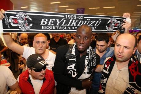 Football player Demba Ba in Turkey