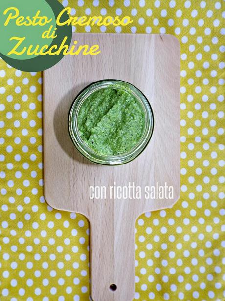 Pesto cremoso di zucchine