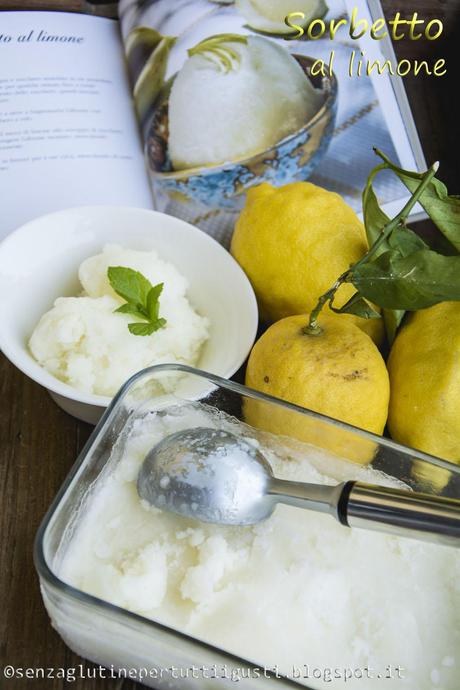 Sorbetto ai limoni di Sicilia senza glutine