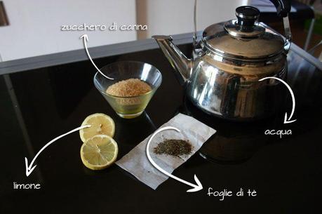 ingredienti tè freddo