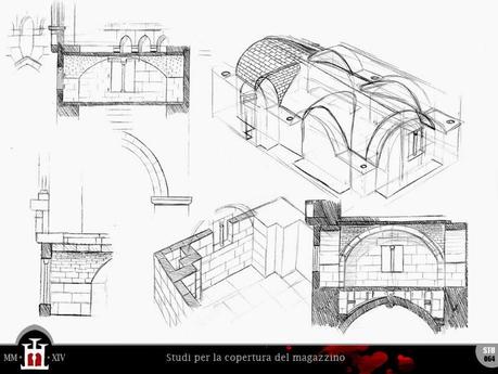 Costruzione 177: Volte del magazzino (1) - centinatura