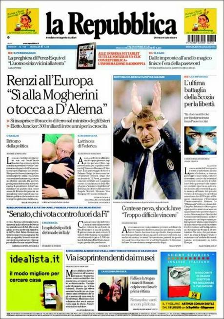 Il rinvio a giudizio di Verdini: le prime pagine dei quotidiani di Zerbinolandia.