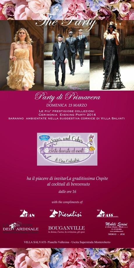 PARTY DI PRIMAVERA PER ATELIER BOUGANVILLE -  VILLA SALVATI - LA MIA CREAZIONE DAL VIVO!!