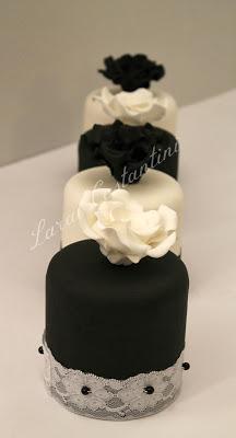 WEDDING CAKE BLACK AND WHITE - MATRIMONIO BLACK AND WHITE
