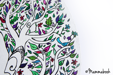 Orologio da parete dipinto a mano - Handpainted wall clock Orologio da parete dipinto a mano - Handpainted wall clock