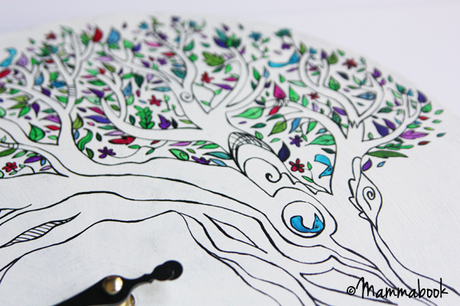 Orologio da parete dipinto a mano - Handpainted wall clock Orologio da parete dipinto a mano - Handpainted wall clock