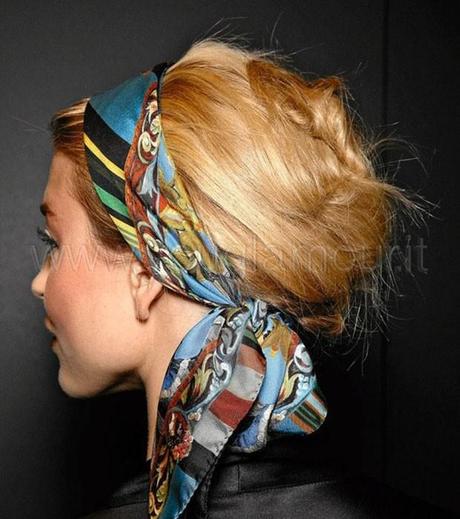 Tendenza estate 2014: il foulard tra i capelli