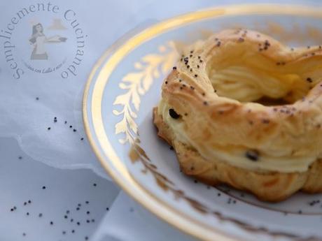 paris brest con chantilly  di parmigiano reggiano