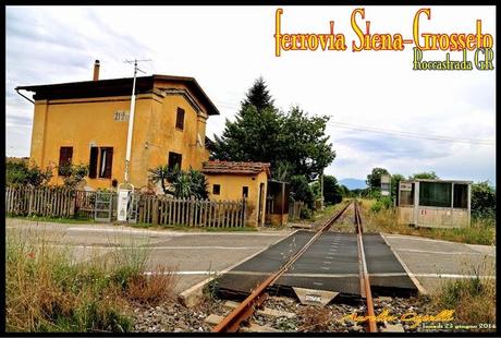 la ferrovia Siena - Grosseto a Roccastrada