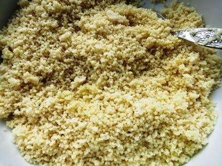 Cous cous alle verdure sott'olio e Parmigiano Reggiano