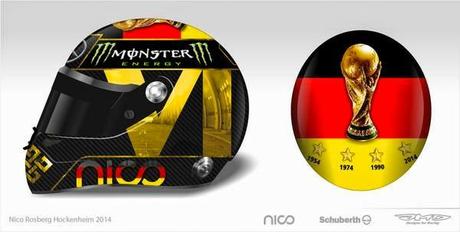 Schuberth SF1 N.Rosberg Hockenheim 2014 by Jens Munser Designs
