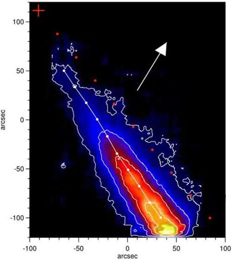 La cometa ISON ripresa da SUMER SOHO